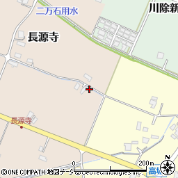 富山県南砺市長源寺周辺の地図