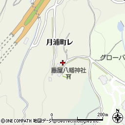 石川県金沢市月浦町レ周辺の地図