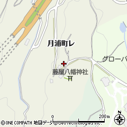 石川県金沢市月浦町（レ）周辺の地図