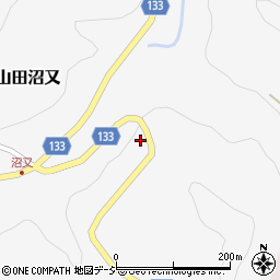 富山県富山市山田沼又128周辺の地図