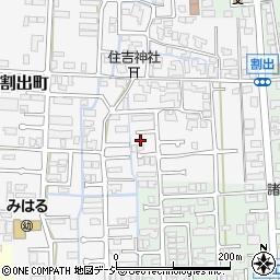 石川県金沢市割出町61-7周辺の地図