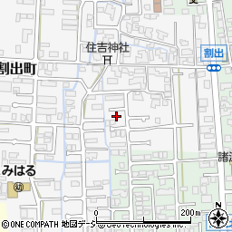 石川県金沢市割出町61周辺の地図