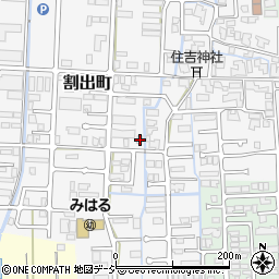 石川県金沢市割出町244周辺の地図