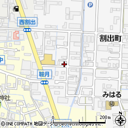 石川県金沢市割出町624-8周辺の地図