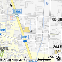 石川県金沢市割出町624-5周辺の地図