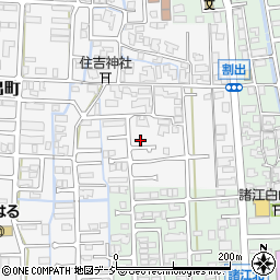 石川県金沢市割出町52周辺の地図