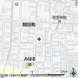 石川県金沢市割出町347周辺の地図
