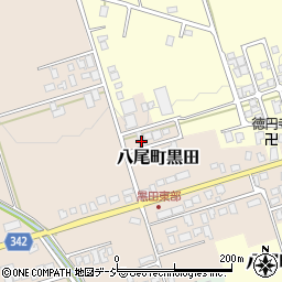 富山県富山市八尾町黒田516-2周辺の地図
