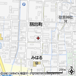 石川県金沢市割出町427周辺の地図