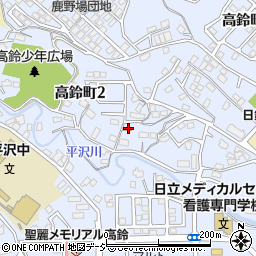 茨城県日立市高鈴町2丁目周辺の地図