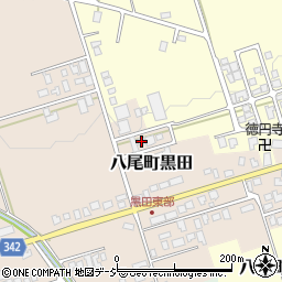 富山県富山市八尾町黒田516-3周辺の地図