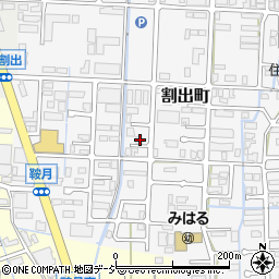 石川県金沢市割出町527周辺の地図
