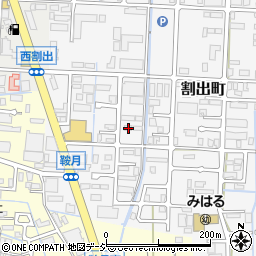 石川県金沢市割出町550周辺の地図