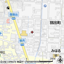 石川県金沢市割出町623-3周辺の地図