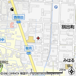 石川県金沢市割出町623周辺の地図