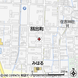 石川県金沢市割出町426-5周辺の地図