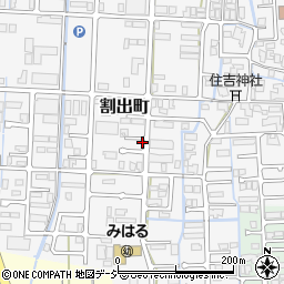 石川県金沢市割出町426-3周辺の地図