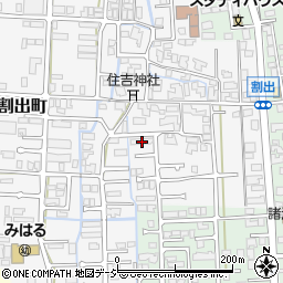 石川県金沢市割出町63周辺の地図