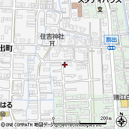 石川県金沢市割出町64周辺の地図