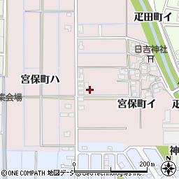 石川県金沢市宮保町イ65周辺の地図
