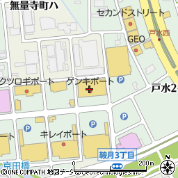 スーパースポーツゼビオアピタタウン金沢ベイ店周辺の地図