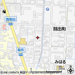 石川県金沢市割出町551周辺の地図