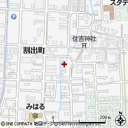 石川県金沢市割出町93周辺の地図