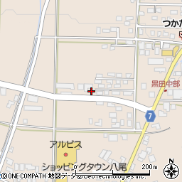 富山県富山市八尾町黒田18-1周辺の地図