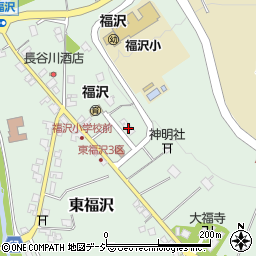 市営住宅福沢団地周辺の地図