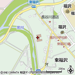 消防機関　富山市消防団大山方面団福沢分団周辺の地図