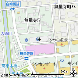 石川県金沢市無量寺5丁目2周辺の地図