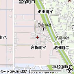 石川県金沢市宮保町イ23周辺の地図