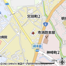市営桐木田アパート周辺の地図
