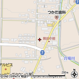 富山県富山市八尾町黒田7周辺の地図