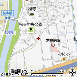 石川県金沢市松寺町子周辺の地図