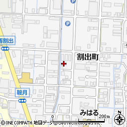 石川県金沢市割出町523周辺の地図