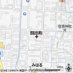 石川県金沢市割出町424周辺の地図