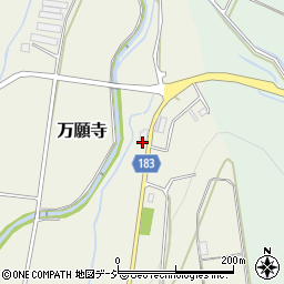 富山県富山市万願寺434周辺の地図