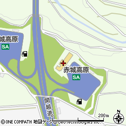 赤城高原サービスエリア上り線並木周辺の地図