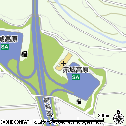 関越自動車道　赤城高原ＳＡ上り周辺の地図