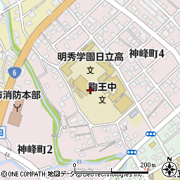 茨城県日立市神峰町周辺の地図