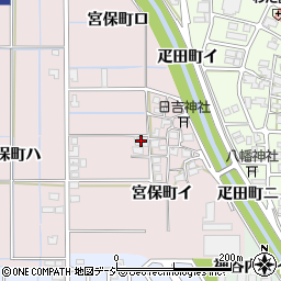 石川県金沢市宮保町イ25周辺の地図