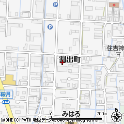石川県金沢市割出町450-1周辺の地図