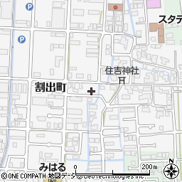 石川県金沢市割出町239周辺の地図