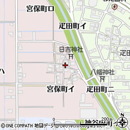 石川県金沢市宮保町イ1周辺の地図
