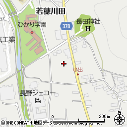 長野県長野市若穂川田581周辺の地図