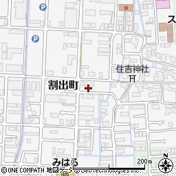 石川県金沢市割出町351周辺の地図