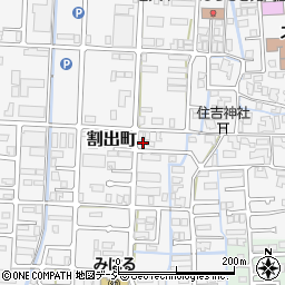 石川県金沢市割出町351-1周辺の地図