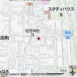 石川県金沢市割出町69周辺の地図
