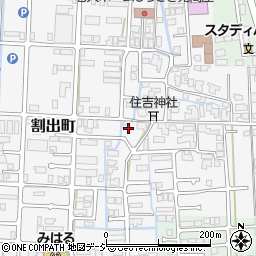 石川県金沢市割出町99周辺の地図